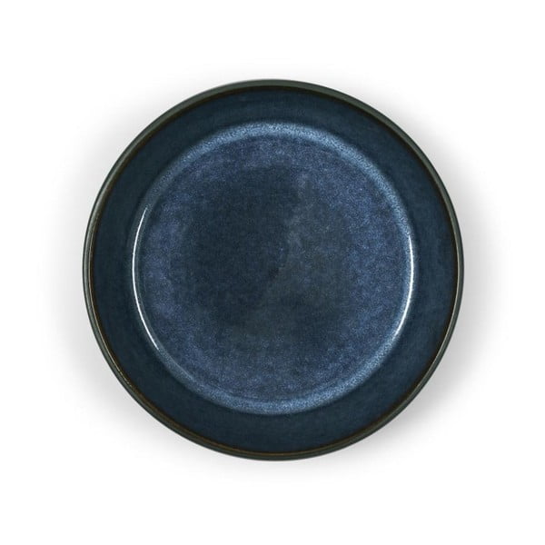 Črna/modra skledica iz kamenine Gastro Dark Blue/Black – Bitz-image-1