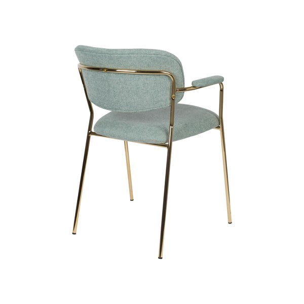 Svetlo zeleni jedilni stoli v kompletu 2 ks Jolien – White Label-image-4