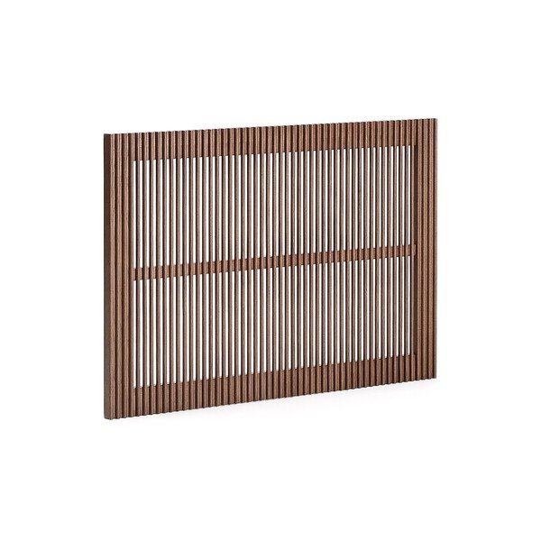 Vzglavje iz masivnega jesena v temni naravni barvi 105x70 cm Beyla – Kave Home
