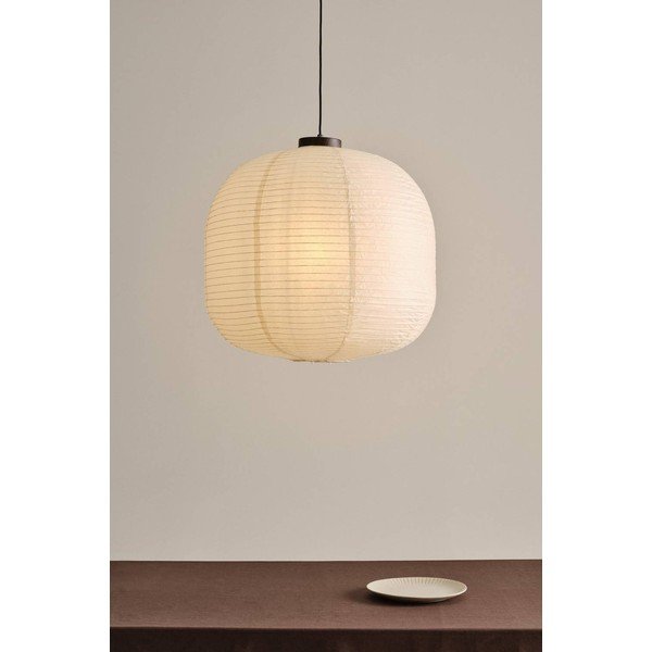 Bež papirnata viseča svetilka ø 65 cm Selma – Jotex-image-1