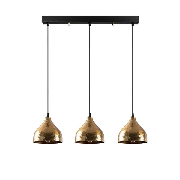 Viseča svetilka v zlati barvi s kovinskim senčilom Tattoo – Opviq lights