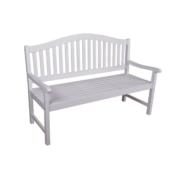 Bela vrtna klop iz masivnega lesa Singapore – Garden Pleasure