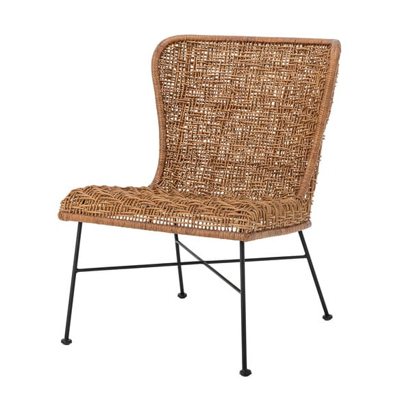 Pleten fotelj v naravni barvi Somme – Bloomingville-image-4