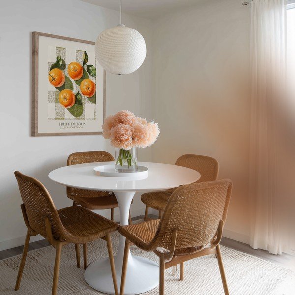 Tiskana slika z okvirjem 40x50 cm Mandarines  – Styler-image-1