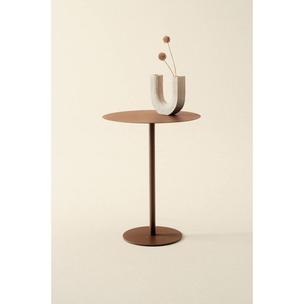 Kovinska okrogla stranska mizica ø 40 cm Heby – Jotex-image-1