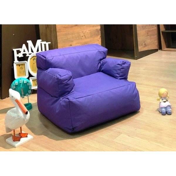 Komplet otroške vrtne sedežne vreče s taburejem Mini Relax – Floriane Garden-image-2