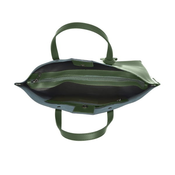 Zelena usnjena torbica Luisa Vannini Veronica-image-3