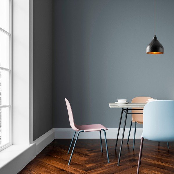 Črna viseča svetilka s kovinskim senčilom ø 18 cm Tattoo – Opviq lights-image-1