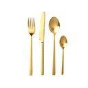 Medeninast jeklen pribor 16 ks Brass – Bitz