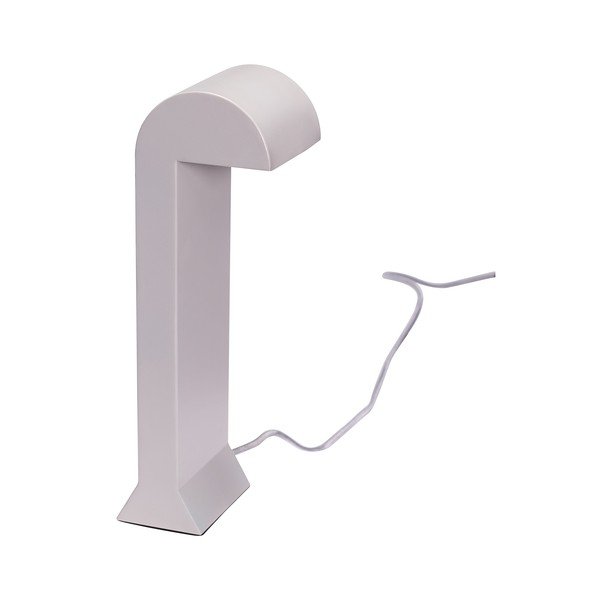 Svetlo siva LED zatemnitvena namizna svetilka (višina 34 cm) Soothe – Hübsch-image-2