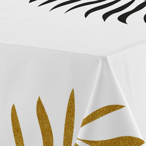 Namizni prt 145x250 cm Foliage – Blanc-image-3