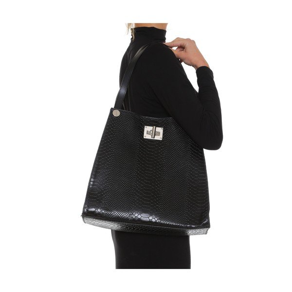 Usnjena torbica Anna Luchini 8038 Nero-image-4