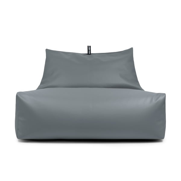 Siva vreča za sedenje iz umetnega usnja Icy Sofa – So Soft?-image-1