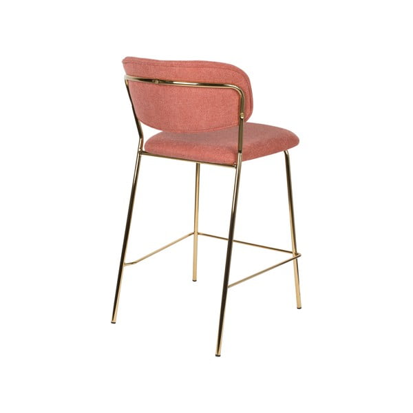 Rožnati barski stoli v kompletu 2 ks 89 cm Jolien – White Label-image-4