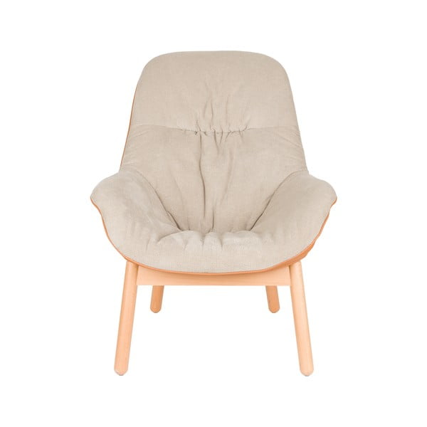 Bež fotelj Duke – White Label-image-2