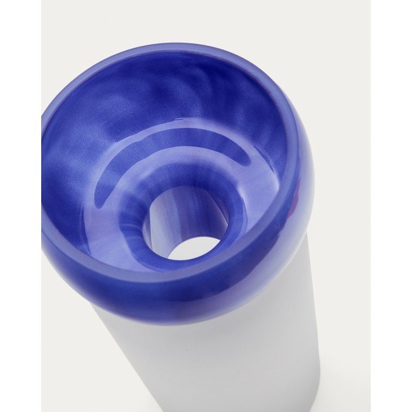 Modra steklena vaza (višina 30,5 cm) Kelse – Kave Home-image-1