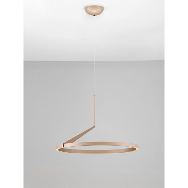 Aluminijasta LED zatemnitvena viseča svetilka v rožnato zlati ø 60 cm Tilia – Nova Luce-image-3