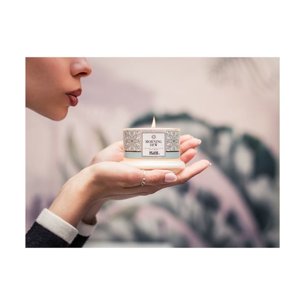 Sveča iz sojinega voska We Love Candles Morning Dew, čas gorenja 72 ur-image-3