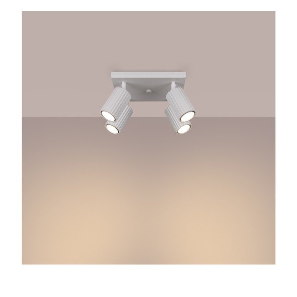 Belo točkovno svetilo 25x25 cm Gleam – Sollux-image-2