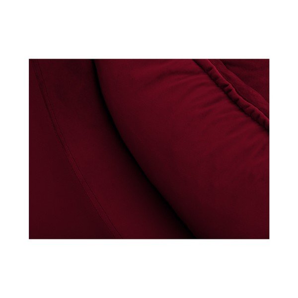 Rdeča žametna zofa Mazzini Sofas Freesia, 150 cm-image-4