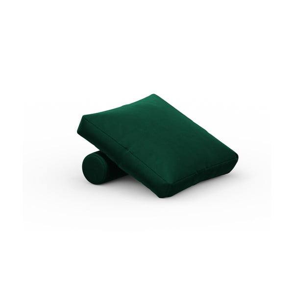 Zelena žametna blazina za modularni kavč Rome Velvet - Cosmopolitan Design 