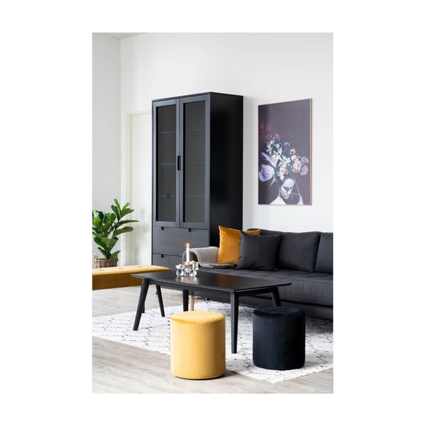 Črn puf House Nordic Ejby, ø 34 cm-image-3