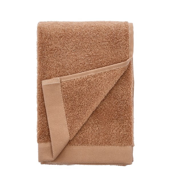 Oranžna brisača iz organskega bombaža Södahl Comfort, 50 x 100 cm-image-2