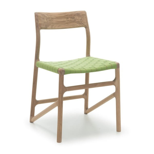 Stol Fawn Beli pigment Gazzda, zelena