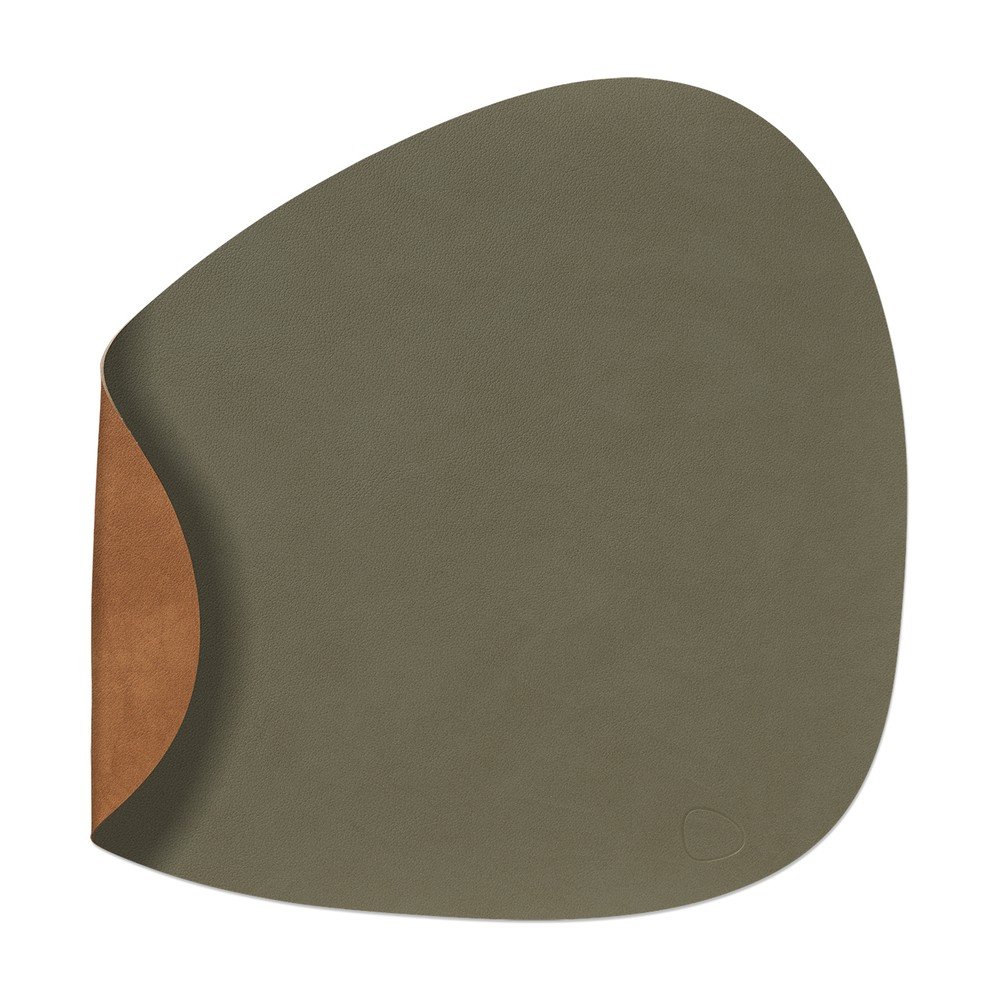 Pogrinjek iz eko usnja 37x44 cm Curve L Double Nupo