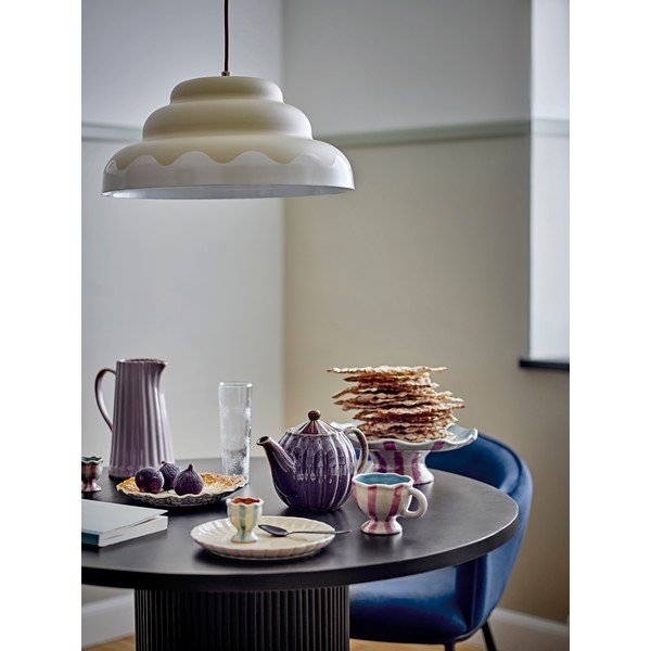 Kremno bela viseča svetilka s kovinskim senčilom ø 40 cm Lacya – Bloomingville-image-1