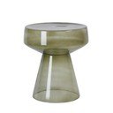 Steklena okrogla stranska mizica ø 37 cm Dakwa – Light & Living