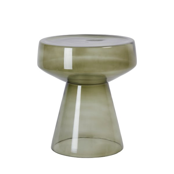 Steklena okrogla stranska mizica ø 37 cm Dakwa – Light & Living