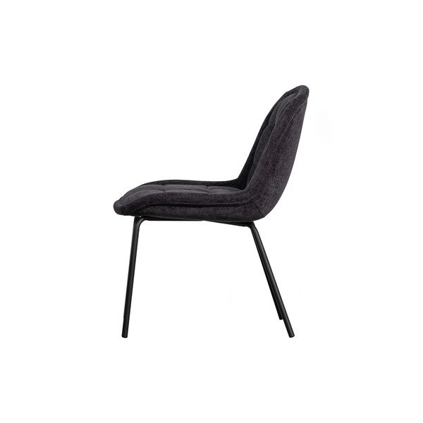 Temno sivi žametni jedilni stoli v kompletu 2 ks Crate – BePureHome-image-2