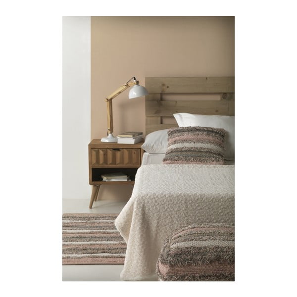 Sivo-rožnat puf z vzorcem Geese Ceylon-image-1