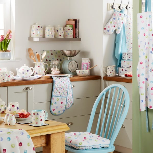 Bombažne kuhinjske krpe v kompletu 3 ks 45x65 cm Spotty Dotty – Cooksmart ®-image-3