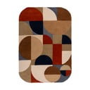 Ročno tkana volnena preproga v barvi terakote 160x230 cm Mia Arch – Flair Rugs