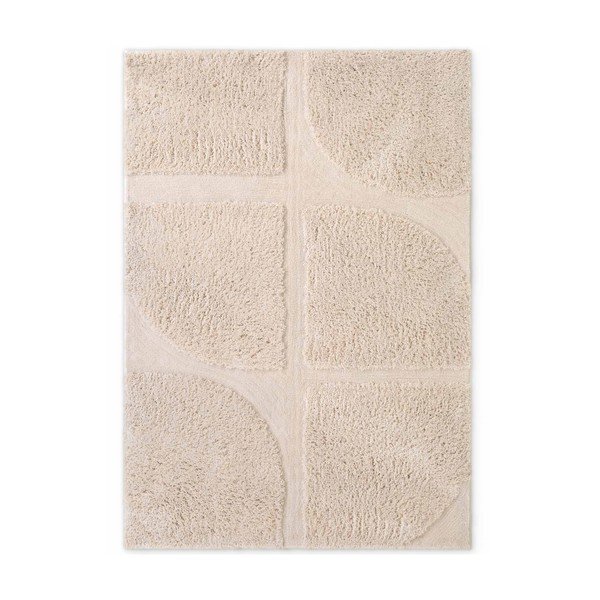 Kremno bela ročno tkana preproga 80x150 cm Lambeth Jasper – Ted Baker