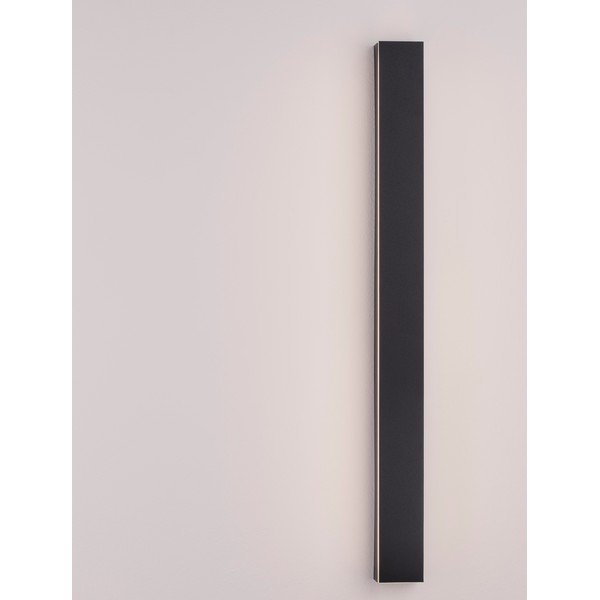 Mat črna aluminijasta LED stenska svetilka Colby – Nova Luce-image-1