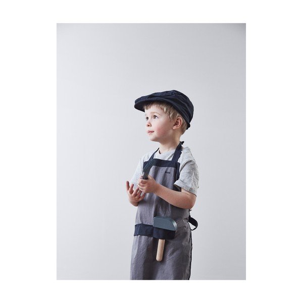 Siv otroški delovni predpasnik s kapo Flexa Play Builder´s Costume-image-2