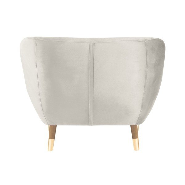 Krem fotelj Mazzini Sofas Amelie-image-4