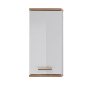 Bela stenska kopalniška omarica 36x75 cm - Pelipal
