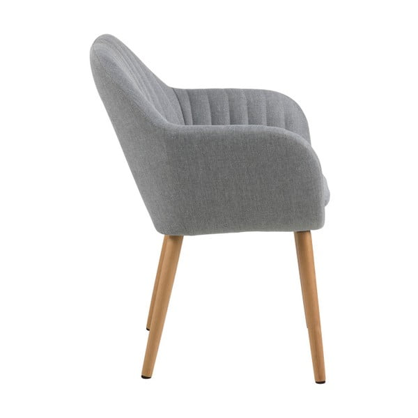 Svetlo siv jedilni stol Actona Emilia-image-1