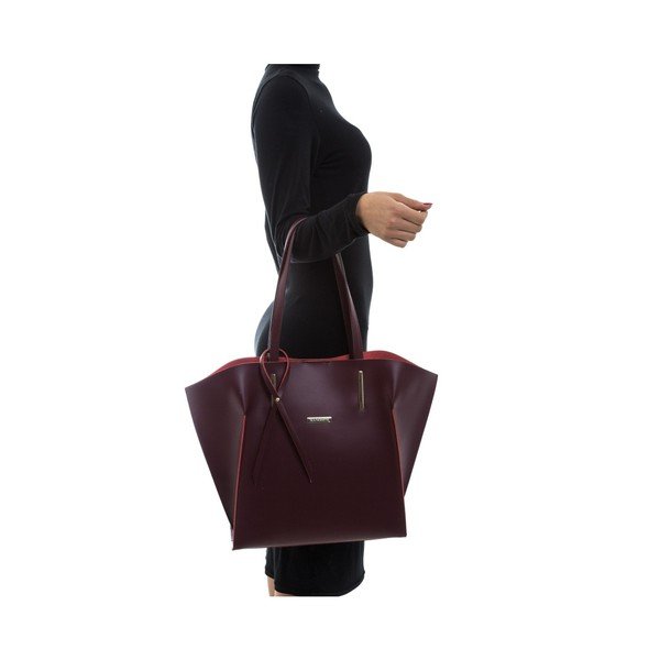 Bordo usnjena torbica Mangotti Trisha-image-3