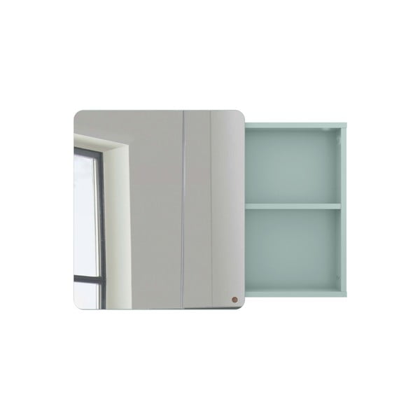 Mint zelena stenska/z ogledalom kopalniška omarica 80x58 cm Color Bath – Tom Tailor