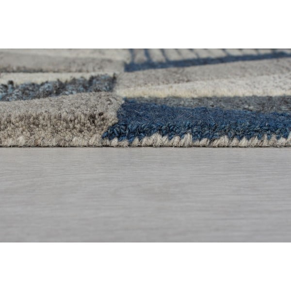 Modra volnena preproga Flair Rugs Asher, 160 x 230 cm-image-1