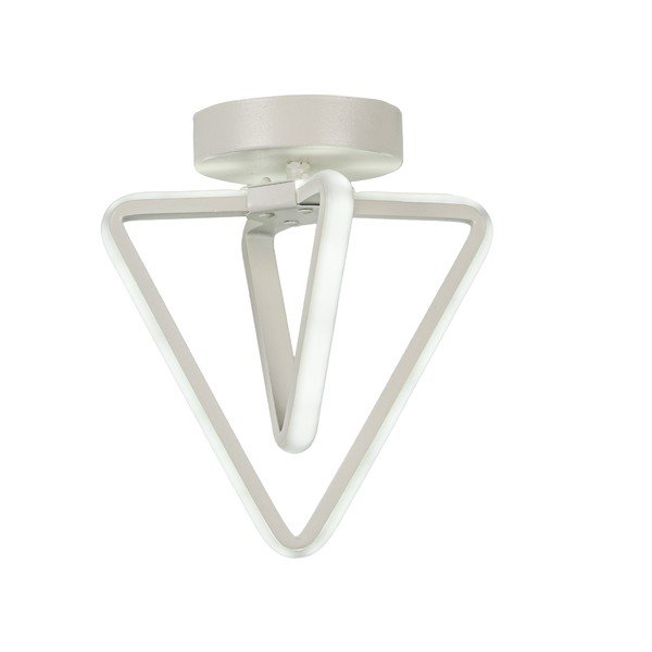 Bela kovinska LED stropna svetilka Baris – Squid Lighting