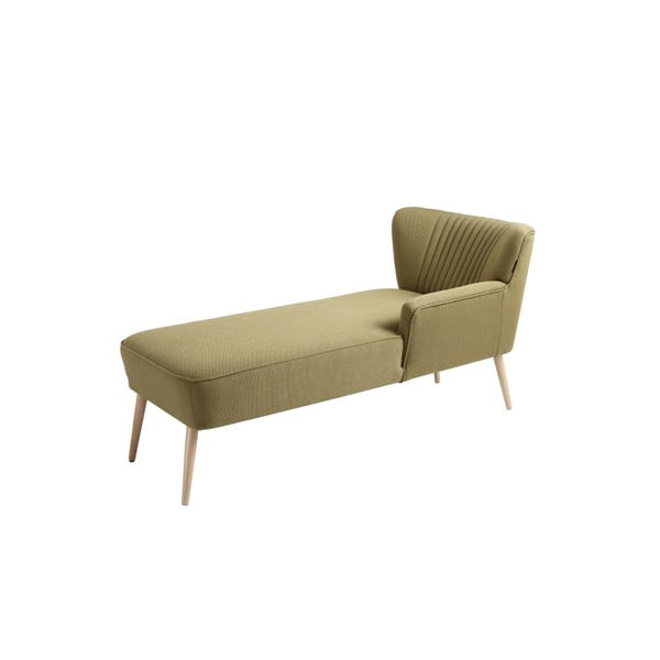 Bežno-zelena oblika po meri Harry lounge chair, levi vogal