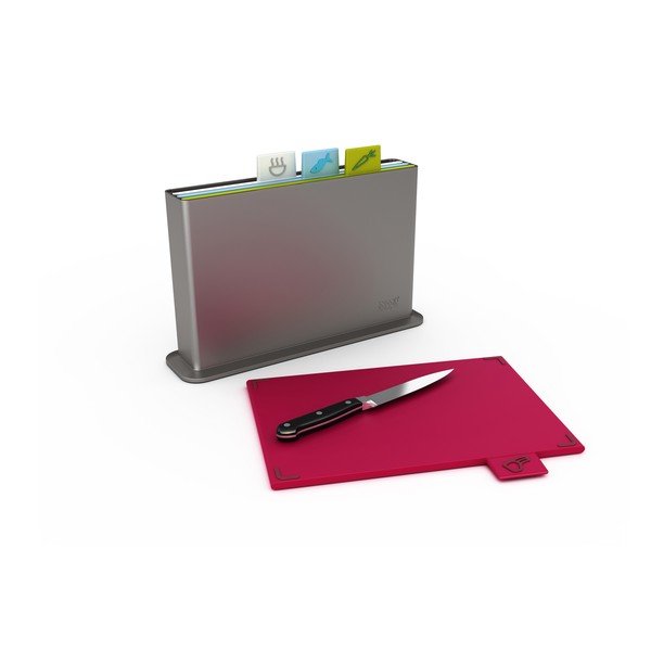 Komplet desk za rezanje s stojalom Advance, sivo stojalo-image-1