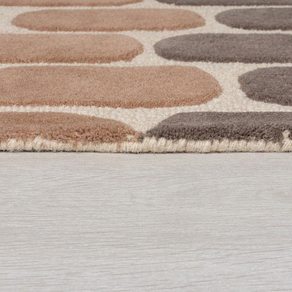 Rjavo-bež volnena preproga Flair Rugs Fossil, 200 x 290 cm-image-3