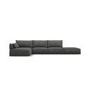 Siv kotni kavč (levi kot) Vanda - Mazzini Sofas